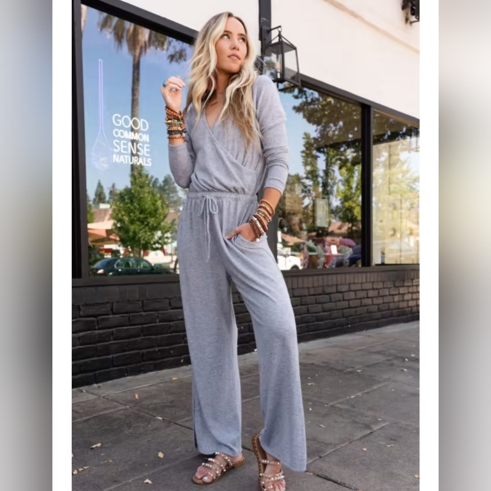 Gray Jumpsuit